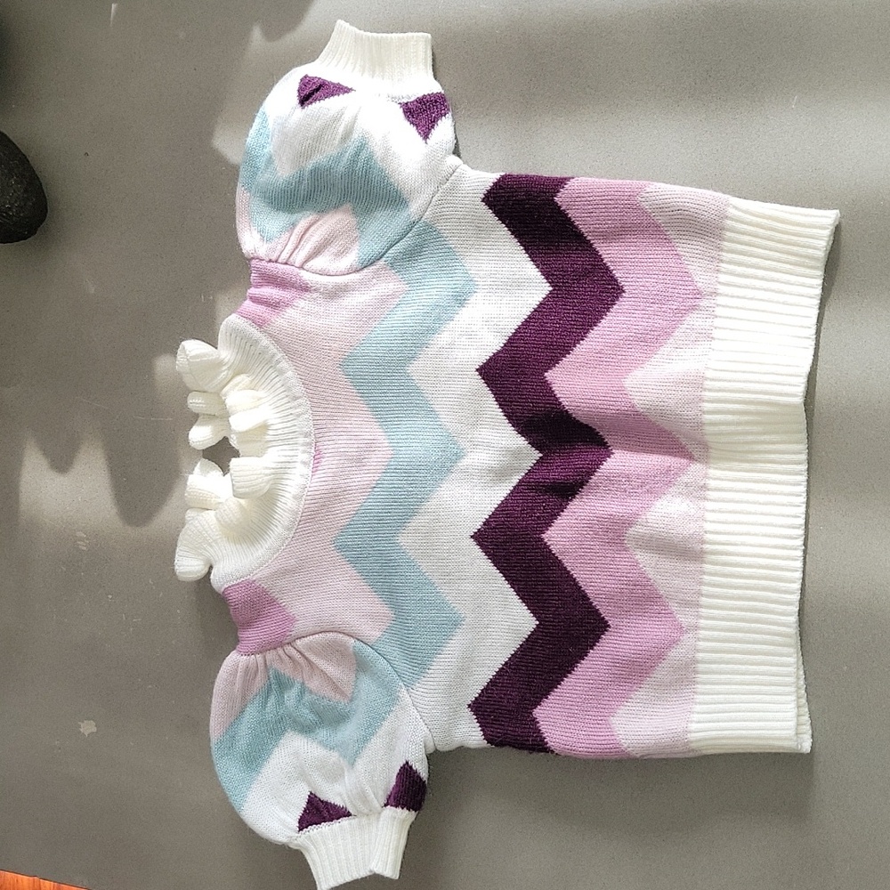 Zig Zag Stripe Sweater Baby 6 To 12 Months